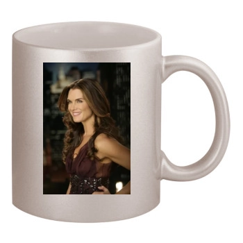 Brooke Shields 11oz Metallic Silver Mug