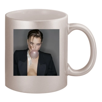 Brooke Shields 11oz Metallic Silver Mug