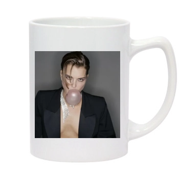 Brooke Shields 14oz White Statesman Mug