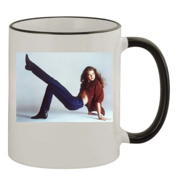 Brooke Shields 11oz Colored Rim & Handle Mug