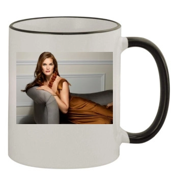 Brooke Shields 11oz Colored Rim & Handle Mug