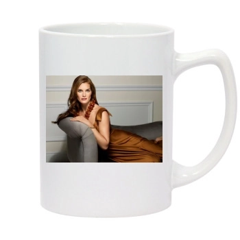 Brooke Shields 14oz White Statesman Mug