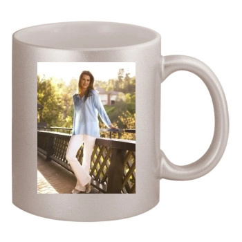 Brooke Shields 11oz Metallic Silver Mug