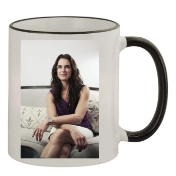 Brooke Shields 11oz Colored Rim & Handle Mug