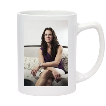 Brooke Shields 14oz White Statesman Mug