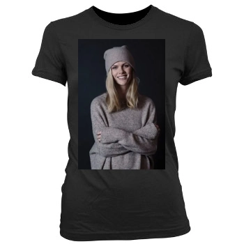 Brooklyn Decker Women's Junior Cut Crewneck T-Shirt