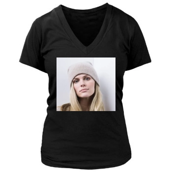 Brooklyn Decker Women's Deep V-Neck TShirt