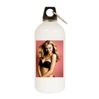 Brooklyn Decker White Water Bottle With Carabiner