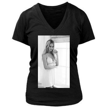 Bryana Holly Women's Deep V-Neck TShirt