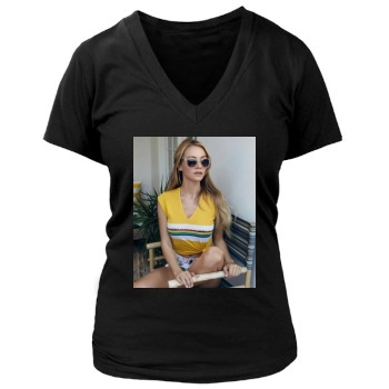 Bryana Holly Women's Deep V-Neck TShirt