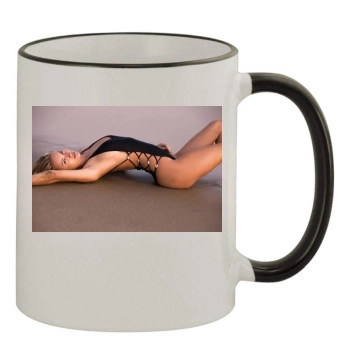 Bryana Holly 11oz Colored Rim & Handle Mug