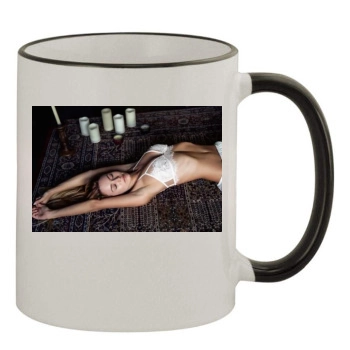 Bryana Holly 11oz Colored Rim & Handle Mug