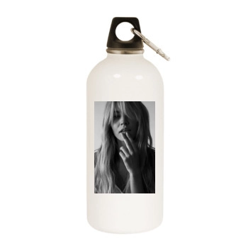 Bryana Holly White Water Bottle With Carabiner