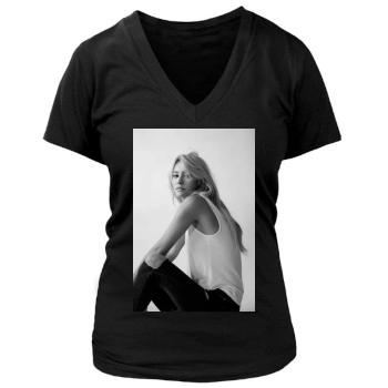 Bryana Holly Women's Deep V-Neck TShirt