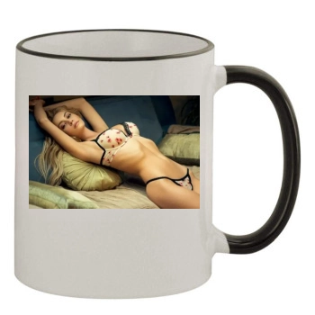 Bryana Holly 11oz Colored Rim & Handle Mug