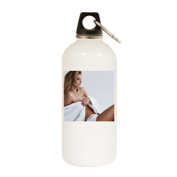 Bryana Holly White Water Bottle With Carabiner