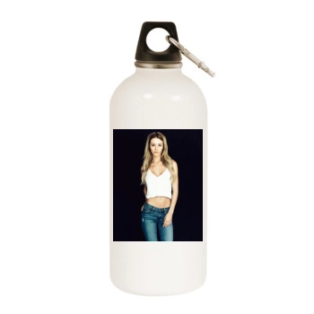 Bryana Holly White Water Bottle With Carabiner