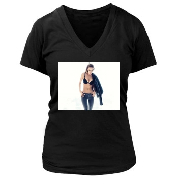 Bryana Holly Women's Deep V-Neck TShirt