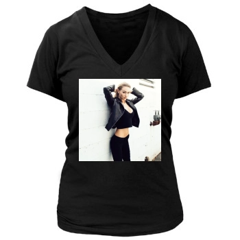 Bryana Holly Women's Deep V-Neck TShirt