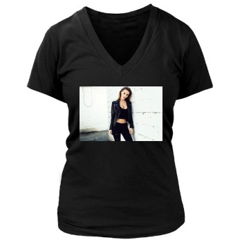 Bryana Holly Women's Deep V-Neck TShirt