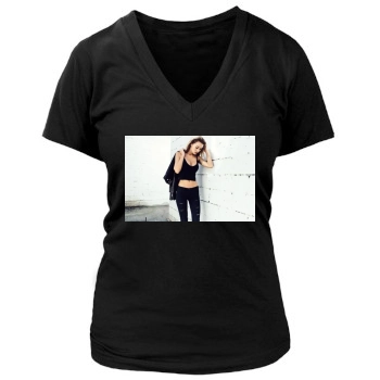 Bryana Holly Women's Deep V-Neck TShirt