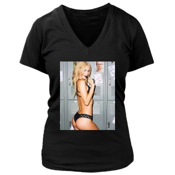 Bryana Holly Women's Deep V-Neck TShirt