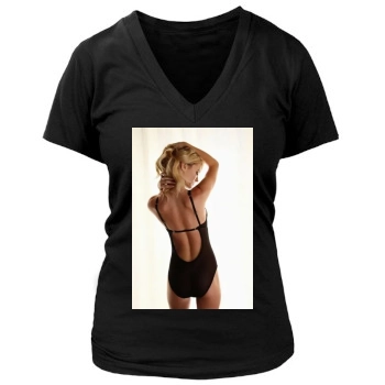 Bryana Holly Women's Deep V-Neck TShirt