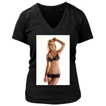 Bryana Holly Women's Deep V-Neck TShirt