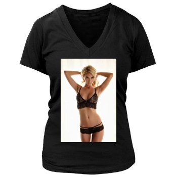 Bryana Holly Women's Deep V-Neck TShirt