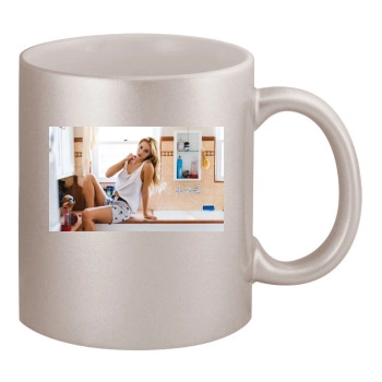 Bryana Holly 11oz Metallic Silver Mug