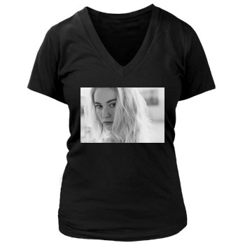 Bryana Holly Women's Deep V-Neck TShirt