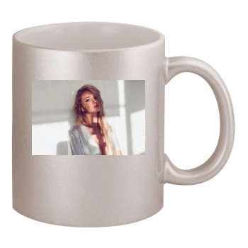 Bryana Holly 11oz Metallic Silver Mug