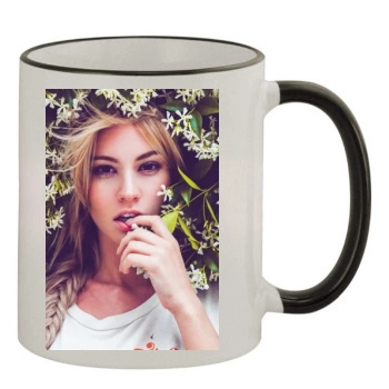 Bryana Holly 11oz Colored Rim & Handle Mug