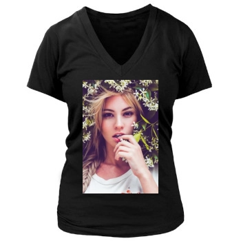 Bryana Holly Women's Deep V-Neck TShirt