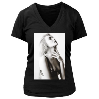 Bryana Holly Women's Deep V-Neck TShirt