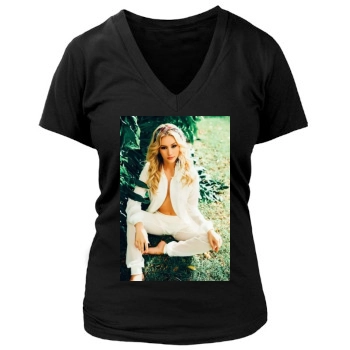 Bryana Holly Women's Deep V-Neck TShirt