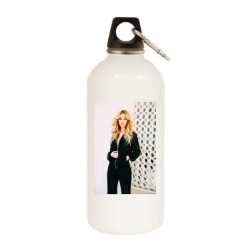 Bryana Holly White Water Bottle With Carabiner