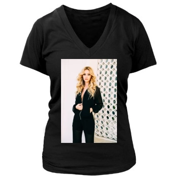 Bryana Holly Women's Deep V-Neck TShirt