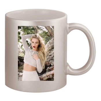 Bryana Holly 11oz Metallic Silver Mug