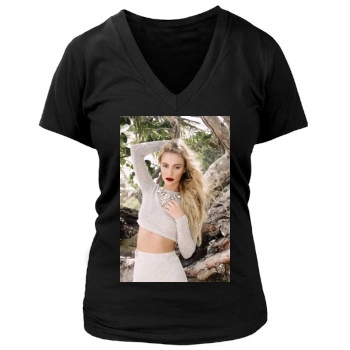 Bryana Holly Women's Deep V-Neck TShirt