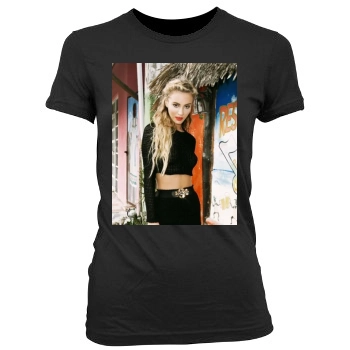 Bryana Holly Women's Junior Cut Crewneck T-Shirt