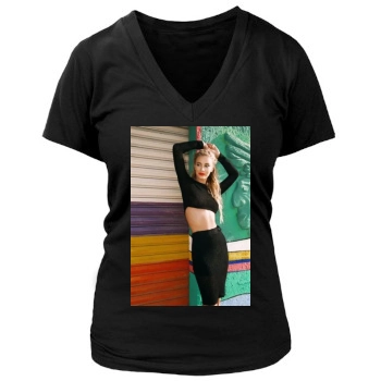 Bryana Holly Women's Deep V-Neck TShirt