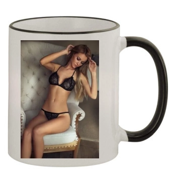 Bryana Holly 11oz Colored Rim & Handle Mug