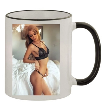 Bryana Holly 11oz Colored Rim & Handle Mug