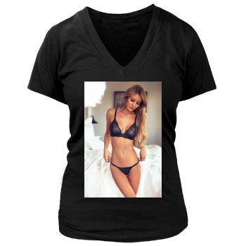 Bryana Holly Women's Deep V-Neck TShirt