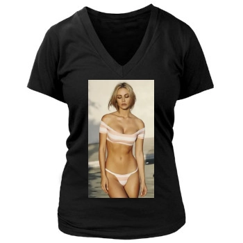 Bryana Holly Women's Deep V-Neck TShirt