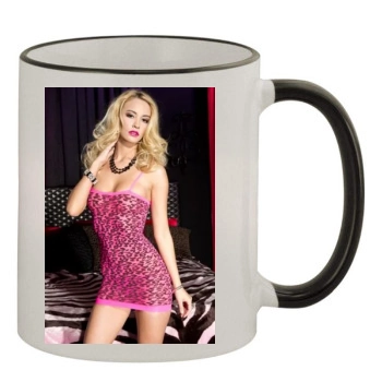 Bryana Holly 11oz Colored Rim & Handle Mug