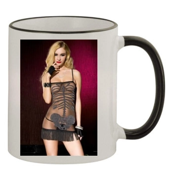 Bryana Holly 11oz Colored Rim & Handle Mug