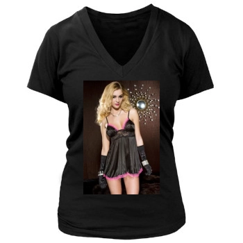 Bryana Holly Women's Deep V-Neck TShirt