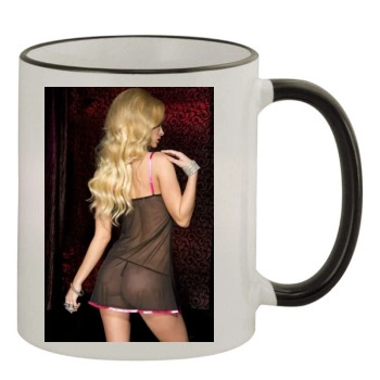 Bryana Holly 11oz Colored Rim & Handle Mug